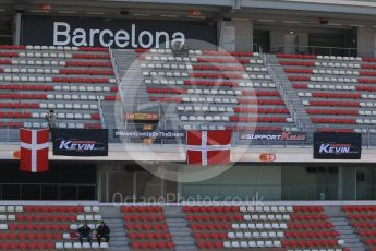 World © Octane Photographic Ltd. Renault Sport F1 Team - Kevin Magnussen fans. Wednesday 2nd March 2016, F1 Winter testing, Circuit de Barcelona Catalunya, Spain, Day 6. Digital Ref : 1509LB1D5643