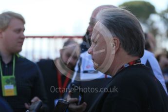 World © Octane Photographic Ltd. Haas F1 Team - Gene Haas. Wednesday 2nd March 2016, F1 Winter testing, Circuit de Barcelona Catalunya, Spain, Day 6. Digital Ref : 1509LB1D5819