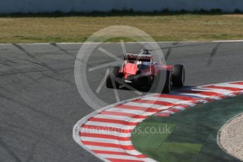 World © Octane Photographic Ltd. Scuderia Ferrari SF16-H – Sebastian Vettel. Wednesday 2nd March 2016, F1 Winter testing, Circuit de Barcelona Catalunya, Spain, Day 6 Digital Ref : 1509LB1D5879
