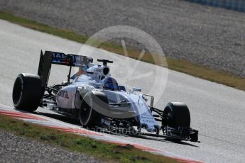 World © Octane Photographic Ltd. Williams Martini Racing, Williams Mercedes FW38 – Valtteri Bottas. Wednesday 2nd March 2016, F1 Winter testing, Circuit de Barcelona Catalunya, Spain, Day 6. Digital Ref : 1509LB1D5930