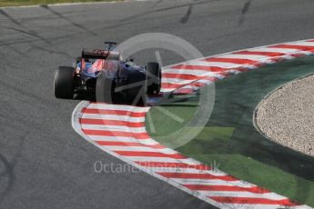 World © Octane Photographic Ltd. Scuderia Toro Rosso STR11 – Carlos Sainz. Wednesday 2nd March 2016, F1 Winter testing, Circuit de Barcelona Catalunya, Spain, Day 6. Digital Ref : 1509LB1D6021
