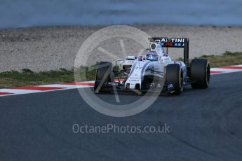 World © Octane Photographic Ltd. Williams Martini Racing, Williams Mercedes FW38 – Valtteri Bottas. Wednesday 2nd March 2016, F1 Winter testing, Circuit de Barcelona Catalunya, Spain, Day 6. Digital Ref : 1509LB1D6061