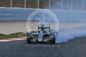World © Octane Photographic Ltd. Mercedes AMG Petronas W07 Hybrid – Nico Rosberg. Wednesday 2nd March 2016, F1 Winter testing, Circuit de Barcelona Catalunya, Spain, Day 6. Digital Ref : 1509LB1D6130