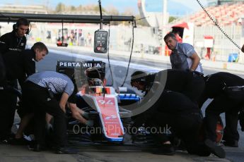 World © Octane Photographic Ltd. Manor Racing MRT05 - Pascal Wehrlein Wednesday 2nd March 2016, F1 Winter testing, Circuit de Barcelona Catalunya, Spain, Day 6. Digital Ref : 1509LB1D6454