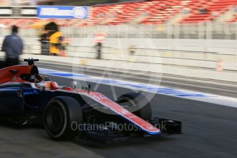 World © Octane Photographic Ltd. Manor Racing MRT05 - Pascal Wehrlein Wednesday 2nd March 2016, F1 Winter testing, Circuit de Barcelona Catalunya, Spain, Day 6. Digital Ref : 1509LB1D6465
