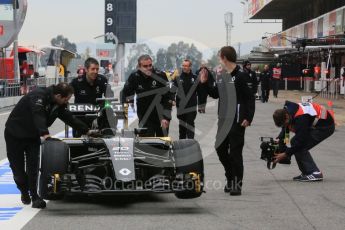 World © Octane Photographic Ltd. Renault Sport F1 Team RS16 - Kevin Magnussen.. Wednesday 2nd March 2016, F1 Winter testing, Circuit de Barcelona Catalunya, Spain, Day 6. Digital Ref : 1509LB5D9218