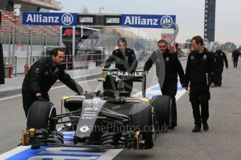 World © Octane Photographic Ltd. Renault Sport F1 Team RS16 - Kevin Magnussen.. Wednesday 2nd March 2016, F1 Winter testing, Circuit de Barcelona Catalunya, Spain, Day 6. Digital Ref : 1509LB5D9223
