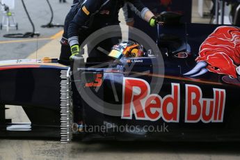 World © Octane Photographic Ltd. Scuderia Toro Rosso STR11 – Carlos Sainz. Wednesday 2nd March 2016, F1 Winter testing, Circuit de Barcelona Catalunya, Spain, Day 6. Digital Ref : 1509LB5D9332
