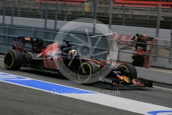 World © Octane Photographic Ltd. Scuderia Toro Rosso STR11 – Carlos Sainz. Wednesday 2nd March 2016, F1 Winter testing, Circuit de Barcelona Catalunya, Spain, Day 6. Digital Ref : 1509LB5D9370