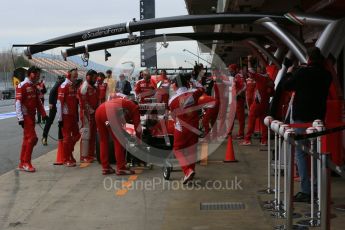 World © Octane Photographic Ltd. Scuderia Ferrari SF16-H – Sebastian Vettel. Wednesday 2nd March 2016, F1 Winter testing, Circuit de Barcelona Catalunya, Spain, Day 6 Digital Ref : 1509LB5D9391