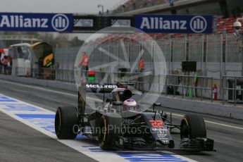 World © Octane Photographic Ltd. McLaren Honda MP4-31 – Jenson Button. Wednesday 2nd March 2016, F1 Winter testing, Circuit de Barcelona Catalunya, Spain, Day 6. Digital Ref : 1509LB5D9425