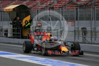 World © Octane Photographic Ltd. Scuderia Ferrari SF16-H – Sebastian Vettel. Wednesday 2nd March 2016, F1 Winter testing, Circuit de Barcelona Catalunya, Spain, Day 6 Digital Ref : 1509LB5D9437