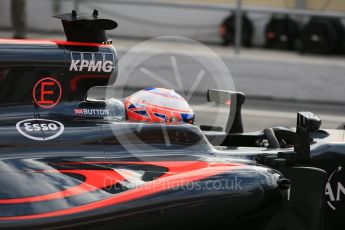 World © Octane Photographic Ltd. McLaren Honda MP4-31 – Jenson Button. Wednesday 2nd March 2016, F1 Winter testing, Circuit de Barcelona Catalunya, Spain, Day 6. Digital Ref : 1509LB5D9461