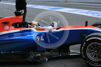World © Octane Photographic Ltd. Manor Racing MRT05 - Pascal Wehrlein. Wednesday 2nd March 2016, F1 Winter testing, Circuit de Barcelona Catalunya, Spain, Day 6. Digital Ref : 1509LB5D9483