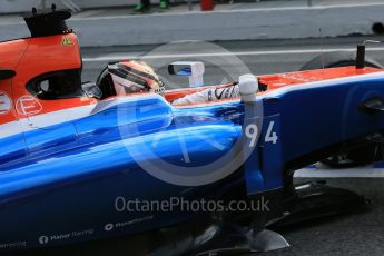 World © Octane Photographic Ltd. Manor Racing MRT05 - Pascal Wehrlein. Wednesday 2nd March 2016, F1 Winter testing, Circuit de Barcelona Catalunya, Spain, Day 6. Digital Ref : 1509LB5D9488