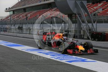 World © Octane Photographic Ltd. Red Bull Racing-TAG Heuer RB12 - Daniel Ricciardo. Wednesday 2nd March 2016, F1 Winter testing, Circuit de Barcelona Catalunya, Spain, Day 6. Digital Ref : 1509LB5D9498