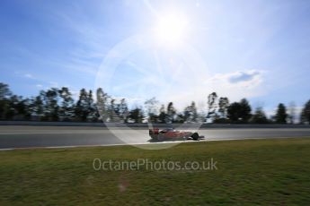 World © Octane Photographic Ltd. Scuderia Ferrari SF16-H – Sebastian Vettel. Wednesday 2nd March 2016, F1 Winter testing, Circuit de Barcelona Catalunya, Spain, Day 6 Digital Ref : 1509LB5D9580