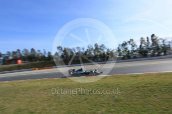 World © Octane Photographic Ltd. Mercedes AMG Petronas W07 Hybrid – Nico Rosberg. Wednesday 2nd March 2016, F1 Winter testing, Circuit de Barcelona Catalunya, Spain, Day 6. Digital Ref : 1509LB5D9622