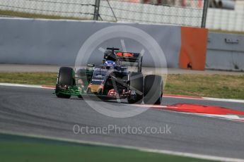 World © Octane Photographic Ltd. Scuderia Toro Rosso STR11 – Max Verstappen. Thursday 3rd March 2016, F1 Winter testing, Circuit de Barcelona Catalunya, Spain, Day 7. Digital Ref : 1510LB1D6561