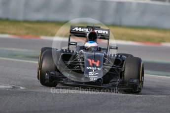 World © Octane Photographic Ltd. McLaren Honda MP4-31 – Fernando Alonso. Thursday 3rd March 2016, F1 Winter testing, Circuit de Barcelona Catalunya, Spain, Day 7. Digital Ref : 1510LB1D6603