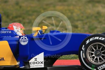 World © Octane Photographic Ltd. Sauber F1 Team C35 – Felipe Nasr. Thursday 3rd March 2016, F1 Winter testing, Circuit de Barcelona Catalunya, Spain, Day 7. Digital Ref : 1510LB1D6805