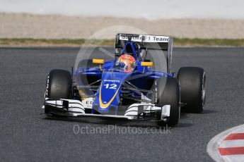World © Octane Photographic Ltd. Sauber F1 Team C35 – Felipe Nasr. Thursday 3rd March 2016, F1 Winter testing, Circuit de Barcelona Catalunya, Spain, Day 7. Digital Ref : 1510LB1D6827