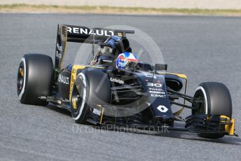 World © Octane Photographic Ltd. Renault Sport F1 Team RS16 – Jolyon Palmer. Thursday 3rd March 2016, F1 Winter testing, Circuit de Barcelona Catalunya, Spain, Day 7. Digital Ref : 1510LB1D6887