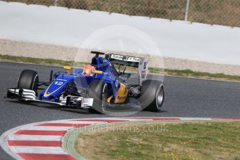World © Octane Photographic Ltd. Sauber F1 Team C35 – Felipe Nasr. Thursday 3rd March 2016, F1 Winter testing, Circuit de Barcelona Catalunya, Spain, Day 7. Digital Ref : 1510LB1D6898