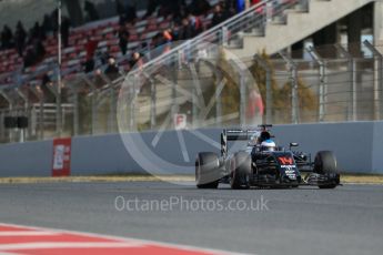 World © Octane Photographic Ltd. McLaren Honda MP4-31 – Fernando Alonso. Thursday 3rd March 2016, F1 Winter testing, Circuit de Barcelona Catalunya, Spain, Day 7. Digital Ref : 1510LB1D7218