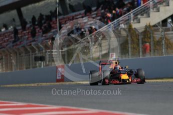 World © Octane Photographic Ltd. Red Bull Racing-TAG Heuer RB12 – Daniil Kvyat. Thursday 3rd March 2016, F1 Winter testing, Circuit de Barcelona Catalunya, Spain, Day 7. Digital Ref : 1510LB1D7239