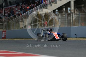 World © Octane Photographic Ltd. Manor Racing MRT05 – Pascal Wehrlein. Thursday 3rd March 2016, F1 Winter testing, Circuit de Barcelona Catalunya, Spain, Day 7. Digital Ref : 1510LB1D7258