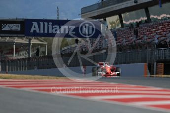 World © Octane Photographic Ltd. Scuderia Ferrari SF16-H – Kimi Raikkonen. Thursday 3rd March 2016, F1 Winter testing, Circuit de Barcelona Catalunya, Spain, Day 7. Digital Ref : 1510LB1D7281