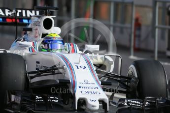 World © Octane Photographic Ltd. Williams Martini Racing, Williams Mercedes FW38 – Felipe Massa. Thursday 3rd March 2016, F1 Winter testing, Circuit de Barcelona Catalunya, Spain, Day 7. Digital Ref : 1510LB1D7478