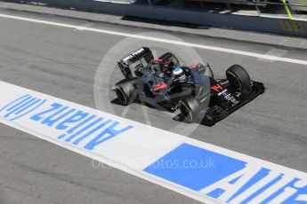 World © Octane Photographic Ltd. McLaren Honda MP4-31 – Fernando Alonso. Thursday 3rd March 2016, F1 Winter testing, Circuit de Barcelona Catalunya, Spain, Day 7. Digital Ref : 1510LB1D7621