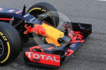 World © Octane Photographic Ltd. Red Bull Racing-TAG Heuer RB12 – Daniil Kvyat. Thursday 3rd March 2016, F1 Winter testing, Circuit de Barcelona Catalunya, Spain, Day 7. Digital Ref : 1510LB1D7700