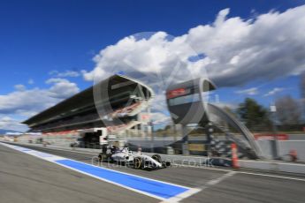 World © Octane Photographic Ltd. Williams Martini Racing, Williams Mercedes FW38 – Felipe Massa. Thursday 3rd March 2016, F1 Winter testing, Circuit de Barcelona Catalunya, Spain, Day 7. Digital Ref : 1510LB5D0001