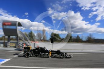 World © Octane Photographic Ltd. Renault Sport F1 Team RS16 – Jolyon Palmer. Thursday 3rd March 2016, F1 Winter testing, Circuit de Barcelona Catalunya, Spain, Day 7. Digital Ref : 1510LB5D0042
