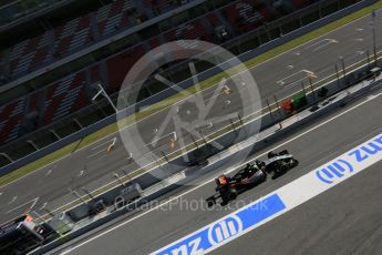 World © Octane Photographic Ltd. Sahara Force India VJM09 - Nico Hulkenberg. Thursday 3rd March 2016, F1 Winter testing, Circuit de Barcelona Catalunya, Spain, Day 7. Digital Ref : 1510LB5D9771