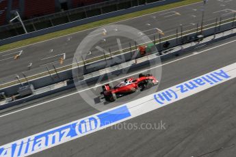 World © Octane Photographic Ltd. Scuderia Ferrari SF16-H – Kimi Raikkonen. Thursday 3rd March 2016, F1 Winter testing, Circuit de Barcelona Catalunya, Spain, Day 7. Digital Ref : 1510LB5D9800