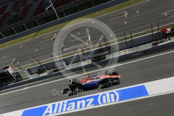 World © Octane Photographic Ltd. Manor Racing MRT05 – Pascal Wehrlein. Thursday 3rd March 2016, F1 Winter testing, Circuit de Barcelona Catalunya, Spain, Day 7. Digital Ref : 1510LB5D9871