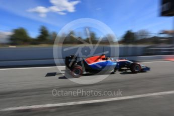 World © Octane Photographic Ltd. Manor Racing MRT05 – Pascal Wehrlein. Thursday 3rd March 2016, F1 Winter testing, Circuit de Barcelona Catalunya, Spain, Day 7. Digital Ref : 1510LB5D9902