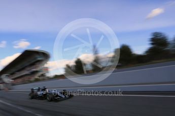 World © Octane Photographic Ltd. Mercedes AMG Petronas W07 Hybrid – Lewis Hamilton. Thursday 3rd March 2016, F1 Winter testing, Circuit de Barcelona Catalunya, Spain, Day 7. Digital Ref : 1510LB5D9907