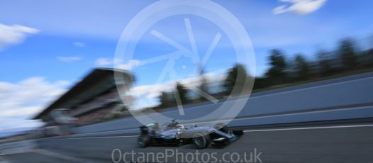 World © Octane Photographic Ltd. Mercedes AMG Petronas W07 Hybrid – Lewis Hamilton. Thursday 3rd March 2016, F1 Winter testing, Circuit de Barcelona Catalunya, Spain, Day 7. Digital Ref : 1510LB5D9916