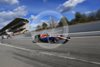 World © Octane Photographic Ltd. Manor Racing MRT05 – Pascal Wehrlein. Thursday 3rd March 2016, F1 Winter testing, Circuit de Barcelona Catalunya, Spain, Day 7. Digital Ref : 1510LB5D9943