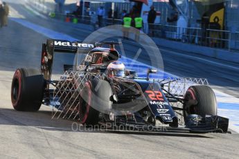 World © Octane Photographic Ltd. McLaren Honda MP4-31 – Jenson Button. Friday 4th March 2016, F1 Winter testing, Circuit de Barcelona Catalunya, Spain, Day 8. Digital Ref : 1511LB1D7811