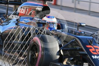 World © Octane Photographic Ltd. McLaren Honda MP4-31 – Jenson Button. Friday 4th March 2016, F1 Winter testing, Circuit de Barcelona Catalunya, Spain, Day 8. Digital Ref : 1511LB1D7818