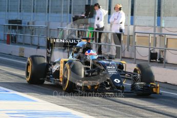 World © Octane Photographic Ltd. Renault Sport F1 Team RS16 – Jolyon Palmer. Friday 4th March 2016, F1 Winter testing, Circuit de Barcelona Catalunya, Spain, Day 8. Digital Ref : 1511LB1D7836