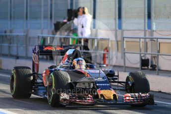World © Octane Photographic Ltd. Scuderia Toro Rosso STR11 – Carlos Sainz. Friday 4th March 2016, F1 Winter testing, Circuit de Barcelona Catalunya, Spain, Day 8. Digital Ref : 1511LB1D7866