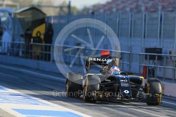 World © Octane Photographic Ltd. Renault Sport F1 Team RS16 – Jolyon Palmer. Friday 4th March 2016, F1 Winter testing, Circuit de Barcelona Catalunya, Spain, Day 8. Digital Ref : 1511LB1D7877