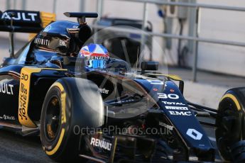 World © Octane Photographic Ltd. Renault Sport F1 Team RS16 – Jolyon Palmer. Friday 4th March 2016, F1 Winter testing, Circuit de Barcelona Catalunya, Spain, Day 8. Digital Ref : 1511LB1D7891